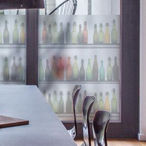 아트박스/꾸밈 ci354_m-무점착유리시트_진열된유리병_글라스시트