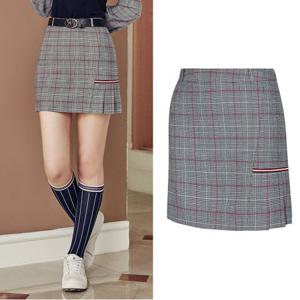 비티알 BTR 여성 골프웨어 가을 플리츠 스커트 치마