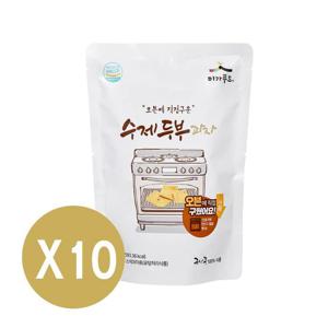 국산콩 오븐에 구운 수제두부과자 110g 10봉