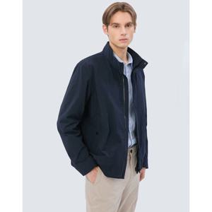 헤지스 남성 25SS 스테디셀러 네이비 로고자수 점퍼 WHJU5B302N3