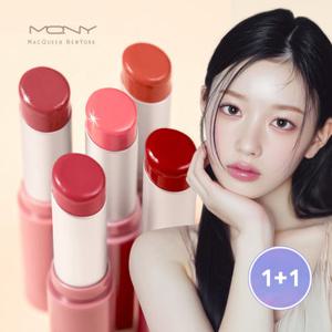 [1+ 1] 맥퀸뉴욕 글로우 멜팅 립스틱 /컬러 립글로스 누드 코랄