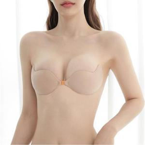 앞후크접착브라 누디 끈없는이너브라  머스테시