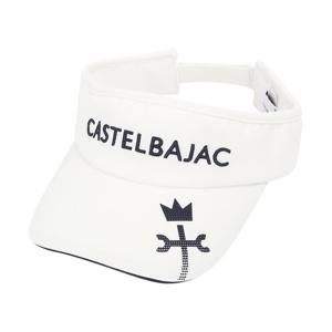[까스텔바작] 남성 로고 포인트 썬바이저 모자_BGBMGC208WH