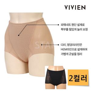 [비비안(언더웨어)][대박할인] 파워네트 뱃살 똥배 복부 보정 삼각거들 2컬러택1 GR3500S