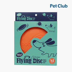 [펫클럽] 벨버드 실리콘 원반 M 오렌지
