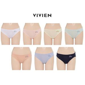 [비비안]부드러운 순면 여성요일팬티 PT7311