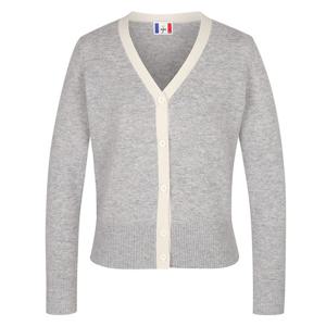 [까스텔바작] 여성 울캐시 배색 니트 가디건_BGBWSJ601MY