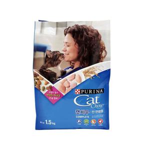 퓨리나 캣차우 컴플리트 1.5kg 고양이 사료 밥 푸드