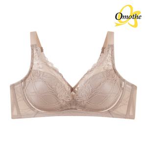 오모떼 프리미엄 수피마 코튼 풀커버 레이스 브라 1종/샌드베이지