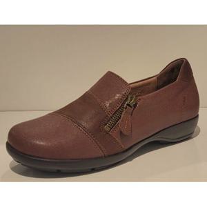 LANSLS3820WG3 금강제화 랜드로바 여성 경량 베이직 사이드 지퍼 슬립온