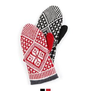 벙어리장갑 남녀공용 눈꽃 벙어리 털장갑