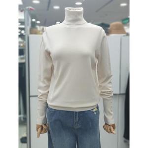 밀스튜디오 세이브존04 소매단추포인트 레이온혼방 목폴라니트 LPAKTA110