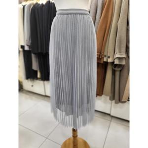 SOUP 세이브존01 허리 밴딩 플리츠 스커트 OA2SRT2