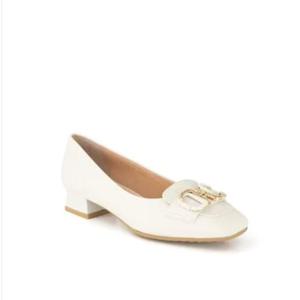 [금강제화(여성)]여성 르느와르 스퀘어 토 장식 펌프스 RENPUC4201K9 화이트