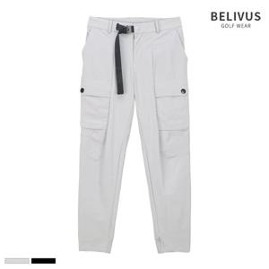 빌리버스 골프웨어 남성 조거 팬츠 BOJP005 허리 버클 카고 바지