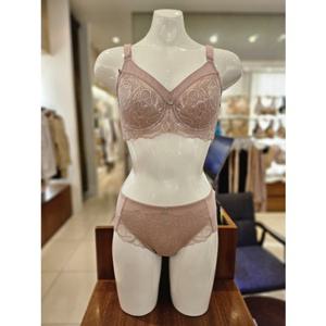 [와코루] C D컵 퍼지고 처진가슴보정 와이어타입 브라 팬티세트(WGBM100-PT-CO)