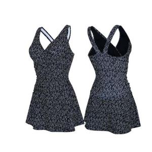 티막 세이브존05 여성 피트니스 원피스 GKF1014 BK