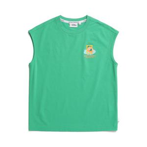 [내셔널지오그래픽키즈] K232UTS430 그래픽 슬리브리스 SUMMER GREEN