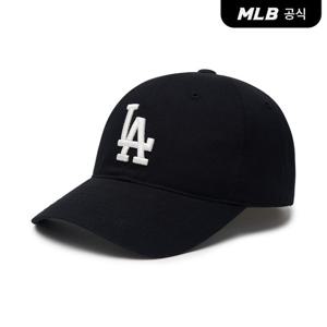 [MLB공식] [카리나 PICK] 에이스 언스트럭쳐 볼캡 LA (Black) 3ACP6601N-07BKS