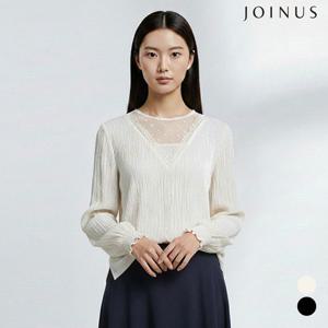 벨벳 주름 시스루 티셔츠_JAAW0-SKL080