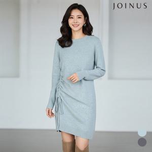 라운드넥 옆셔링 니트원피스_JAAW1-CSO200