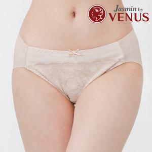 비너스by자스민 레이스 삼각헴팬티(스킨,블랙/90-105) JPT8005H