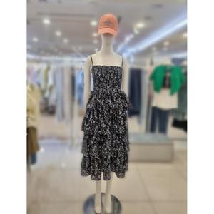 부루앤쥬디 세이브존03 부루앤쥬디 하이 티어드 끈 원피스 SAVBBKBQFDR122B