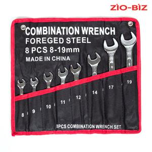 스패너 렌치 세트 8pcs/콤비네이션 만능렌치 편구 깔깔이공구