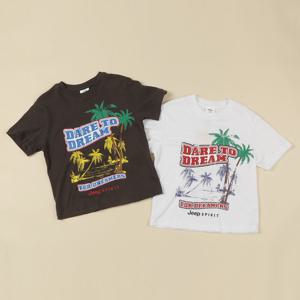 [지프키즈]야자수 그래픽 티셔츠  KN3TSU234