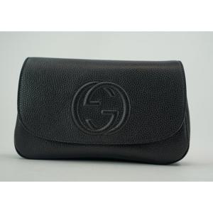 구찌 크로스백  소호 테슬 체인 BLACK 536224 A7M0G 1000