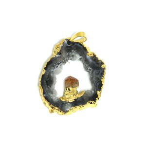 아게이트 토르마린 실버펜던트