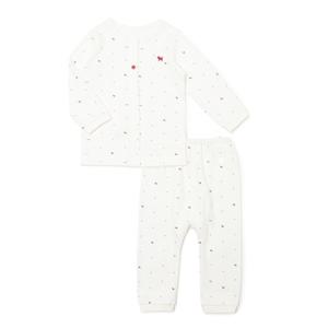 [블루독베이비8] FW24 BI모달내의 HJ (44A7005407) (BLUEDOG BABY 유아 출산 백일 선물 도트 강아지 내복)