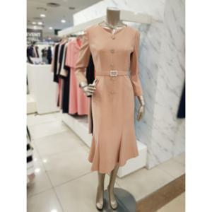 [미니멈]머메이드 슬릿넥 원피스 MWCAWO8130_PB