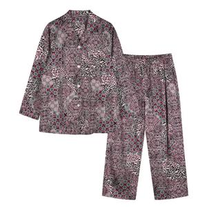 와코루 면70수 큰문양나염 여성파자마 WPA2466W