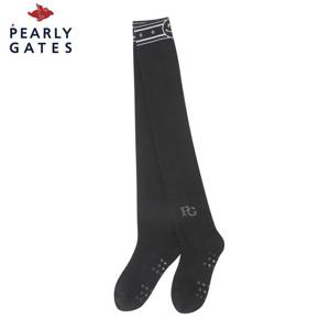 [파리게이츠] 파리게이츠 여성 스마일 로고 포인트 니삭스 521D3SC009_BK