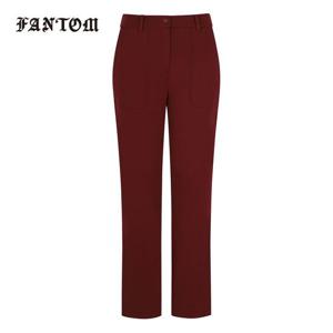 [팬텀] 여성 오비 밴딩 스판 기모 팬츠