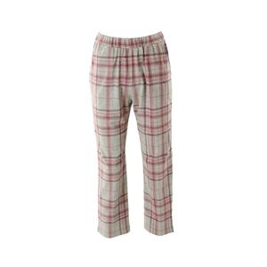 비너스 면스판 멜란지 체크 프린트 간절기 여성하의 이지웨어 VEP3854F