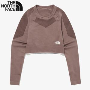 노스페이스 NM5MQ81B 여성 모션 크랍 롱슬리브 긴팔 티셔츠 KR