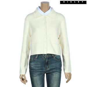 [시슬리]시슬리 시슬리 카라넥 크롭 가디건 SAKCA4411_IV