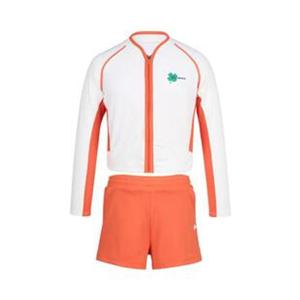 여아 클로버 래쉬가드 비치 세트GS2E922_OR