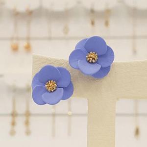볼라레 세이브존01 블라썸purple 꽃 귀걸이세트 SPE449