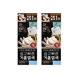 [미쟝센] 미쟝센 올뉴 쉽고빠른거품염색 3N 흑갈색 2개
