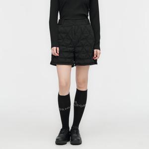 [링스] 여성 스모킹 자수 패턴 패딩 반바지 L21D4PM381_BK