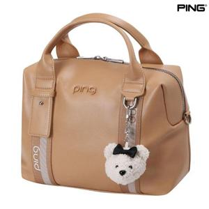 [핑골프](양말증정2개) 여성 키링 로고 웨빙끈 토트백 (121D3BG054_BG)