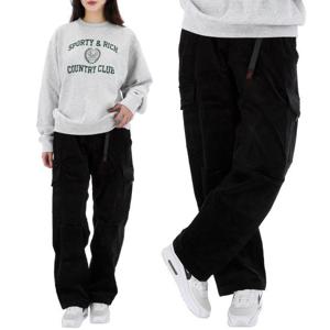 그라미치 코듀로이 카고 팬츠 G3FUP010 BLACK