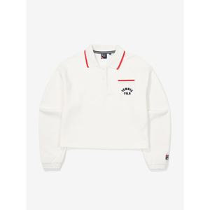 [휠라(프리미엄)](SM)피케 카라 맨투맨 (FS2POF3364F_FWH)