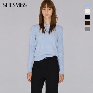 [쉬즈미스] 베이직 라운드넥 니트_SSKPOO42520