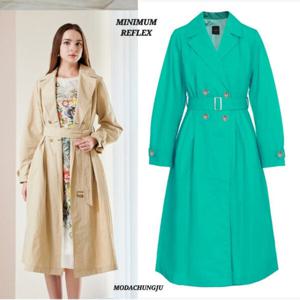 [미니멈]MD 크리스 A라인 금장버튼 트렌치코트 MD MXAAWY2250_CJ