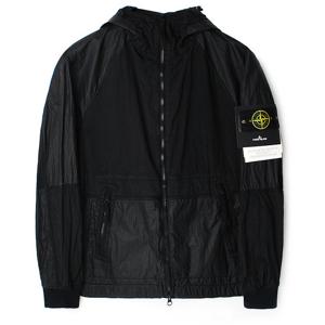 24SS 스톤 나일론메탈 후드 바람막이 블랙 801542020 V0029