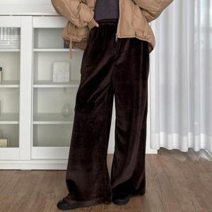 빅사이즈 411 벨벳와이드밴딩팬츠 DLTT337